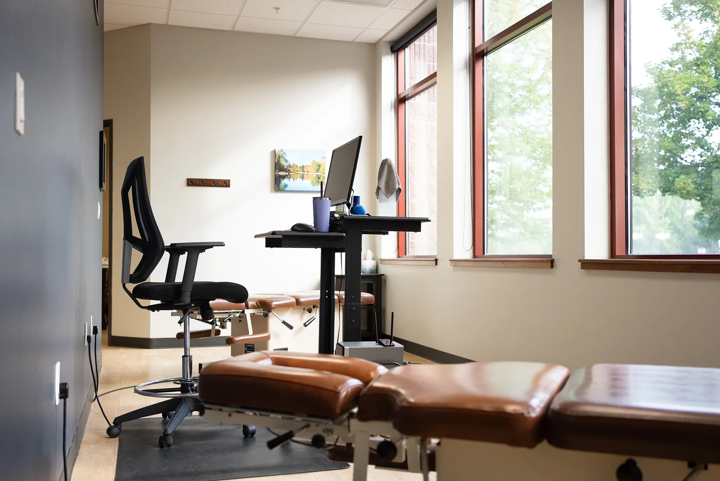 Treatment room at Point Chiropractic in Bend, Oregon